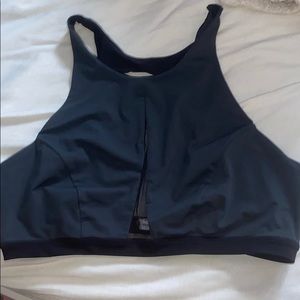 Grey bathing suit/sports bra